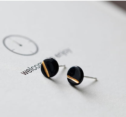 Disc Earring Stud