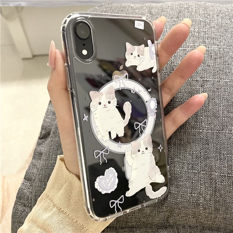 Cat Phone Case MagSafe) Magnetic (Compatible with