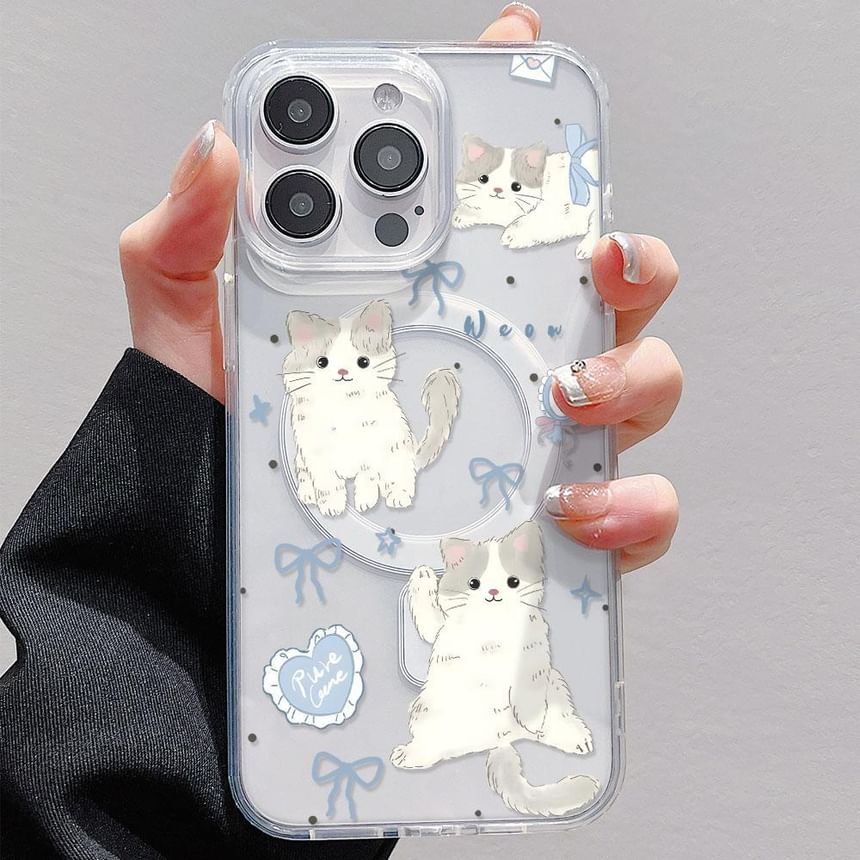 Cat Phone Case MagSafe) Magnetic (Compatible with