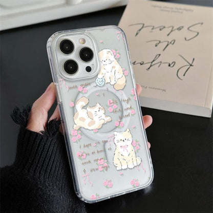 Cat Phone Case MagSafe) Magnetic (Compatible with