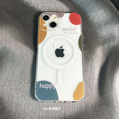 with Magnetic Phone (Compatible Case Print MagSafe)