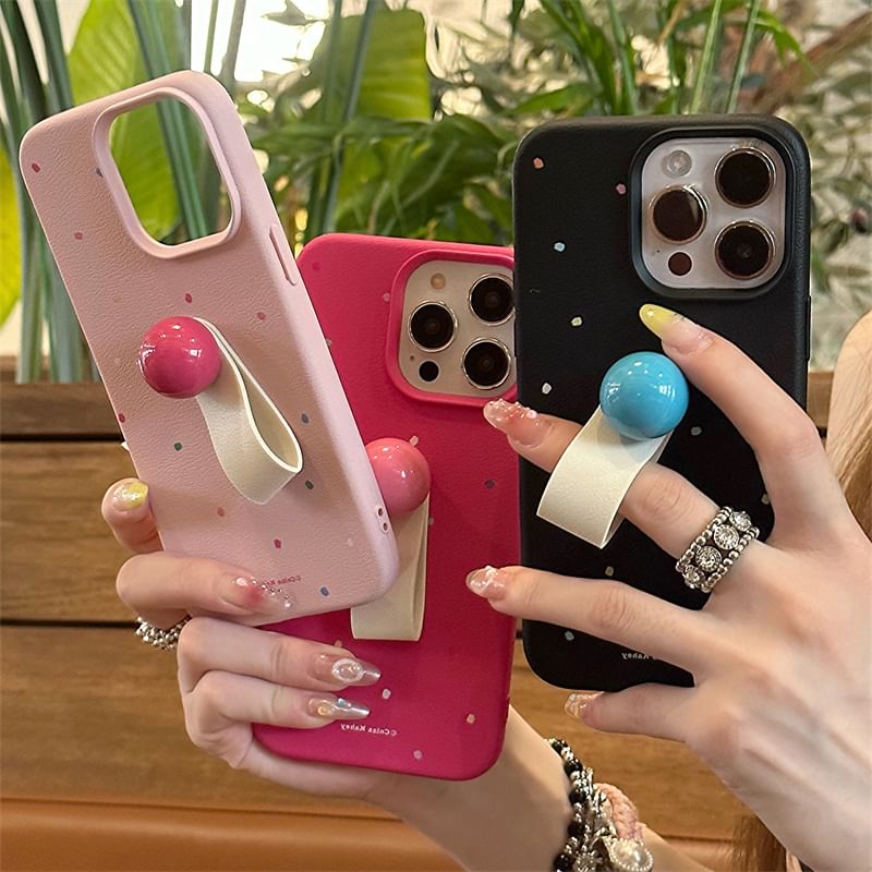 Dotted Finger Phone Case Strap