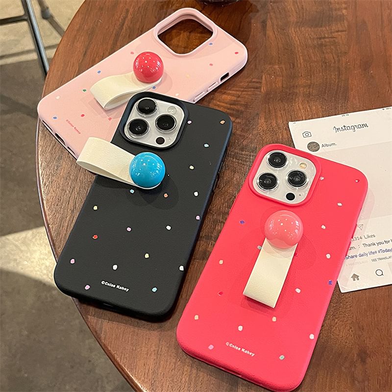 Dotted Finger Phone Case Strap