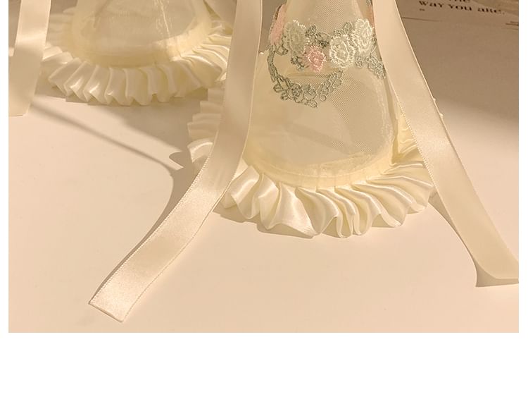Party Hat Embroidered Ruffle