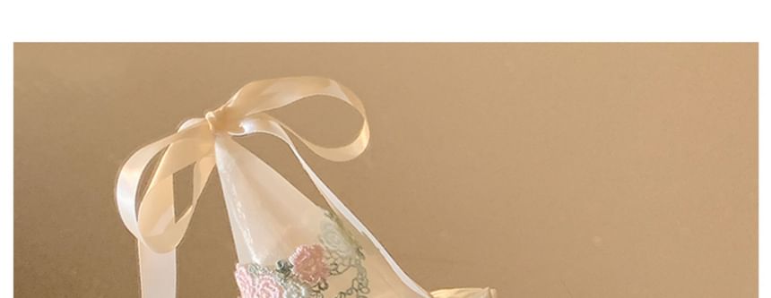 Party Hat Embroidered Ruffle