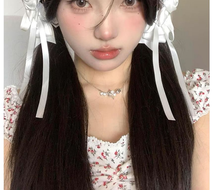 Bowknot Hair Flower Clip
