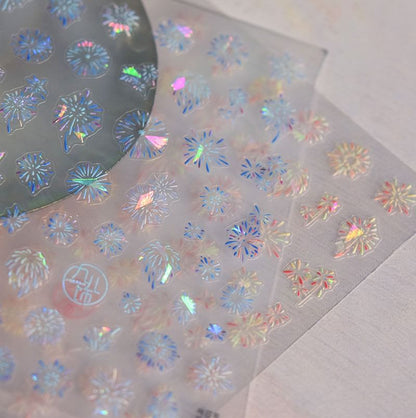 Feuerwerk Nail Art Aufkleber