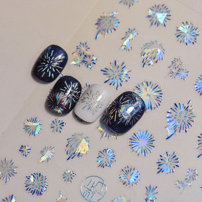 Feuerwerk Nail Art Aufkleber