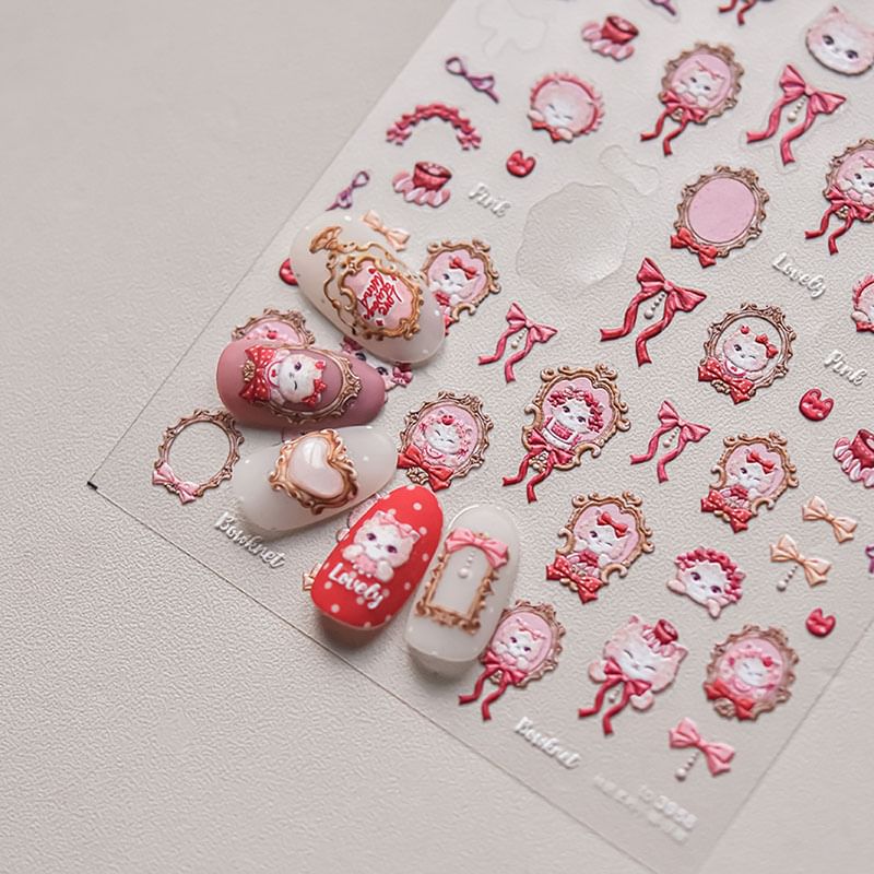 Autocollants Nail Art Dessin Animé