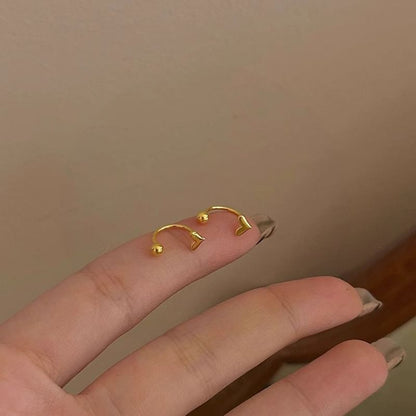 Alloy Heart Earring Threader