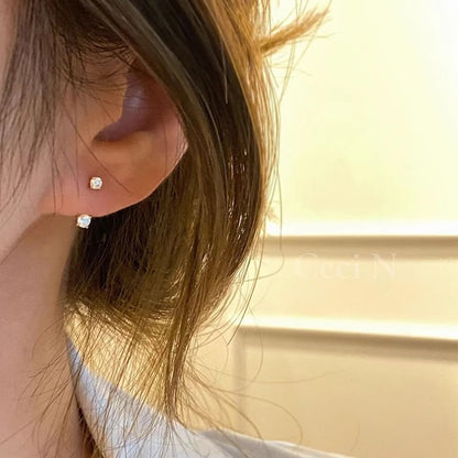 Rhinestone Alloy Jacket Ear