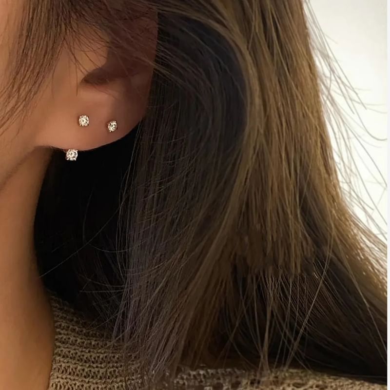 Rhinestone Alloy Jacket Ear