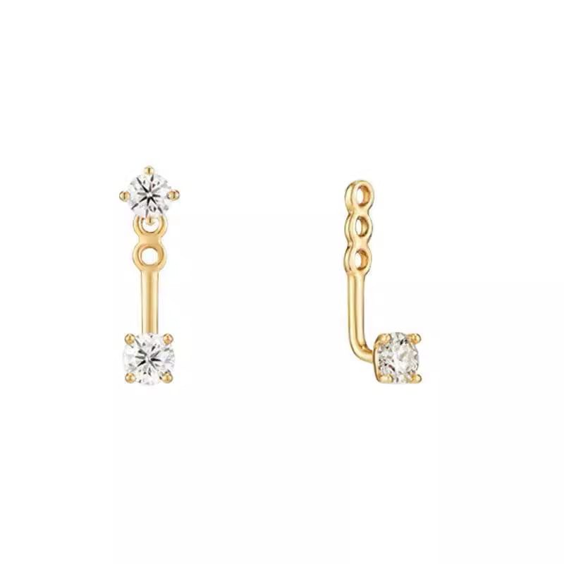 Rhinestone Alloy Jacket Ear