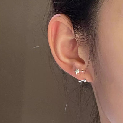 Bead Ear Alloy Heart / Jacket Star