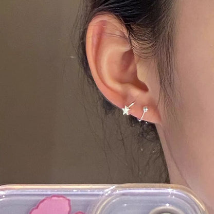 Bead Ear Alloy Heart / Jacket Star