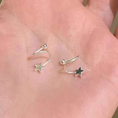 Bead Ear Alloy Heart / Jacket Star