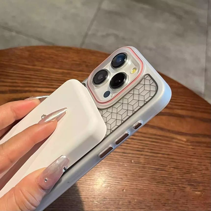 Phone MagSafe) Case with Geometric (Compatible Magnetic