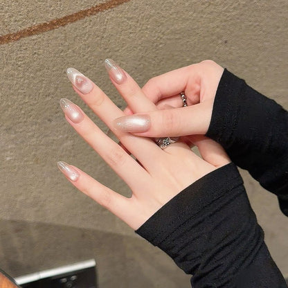 Ongles à coller en forme d'œil de chat (différents modèles)