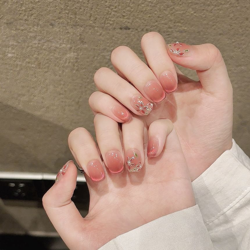 Blumen-Press-On-Nägel (verschiedene Designs)