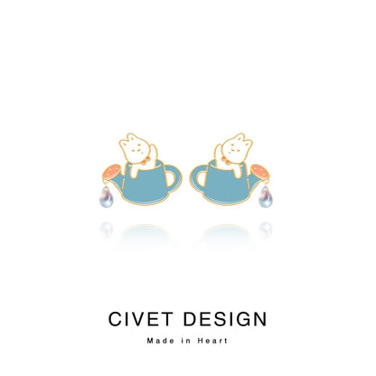 Stud Rabbit Earring ) / Cartoon ( Ear Sterling Various Silver Designs Cuff