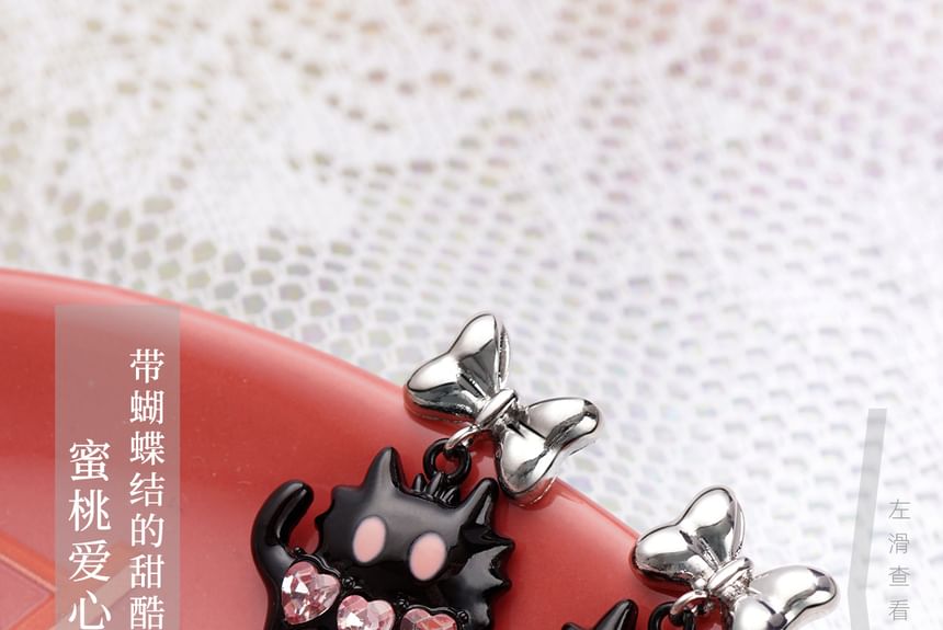 Ear Color Silver Sterling / Cuff Earring Cat Stud Block