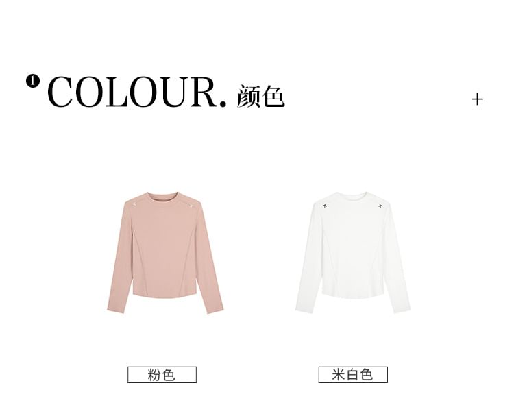 Long-Sleeve Plain Tee