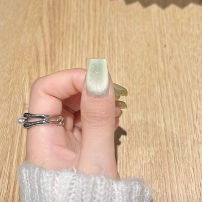 Katzenaugen-Druck auf Zehennägel