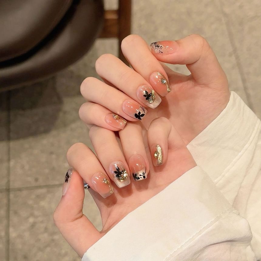 Blatt-Press-On-Nagel (verschiedene Designs)