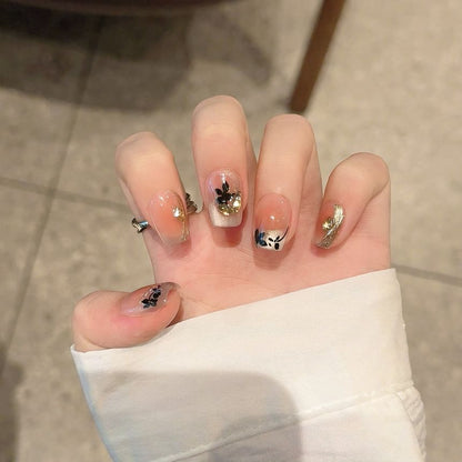 Blatt-Press-On-Nagel (verschiedene Designs)