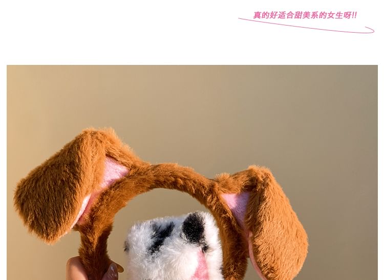Face Headband Animal (Various Designs) Ear Chenille Wash