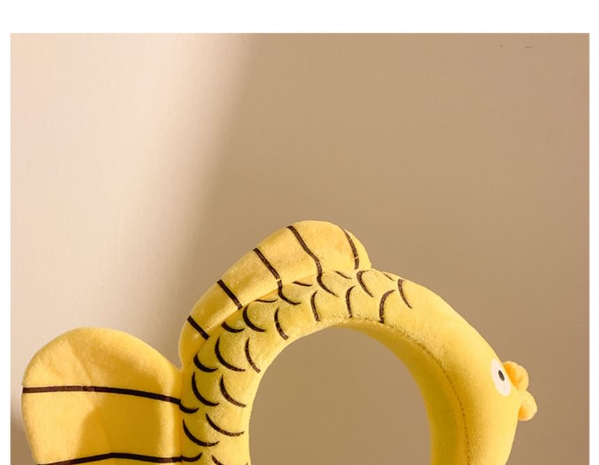 Face Fish Headband Wash Chenille