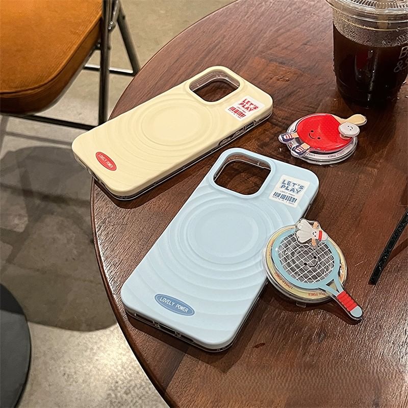 MagSafe) Case Phone Lettering Magnetic (Compatible with