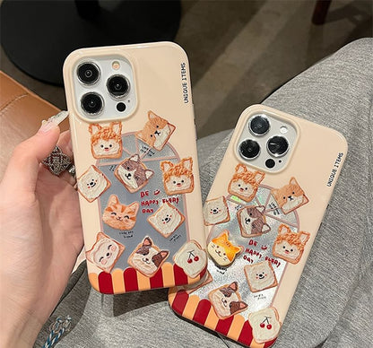 Set Phone / Case Animal Decoration Adhesive