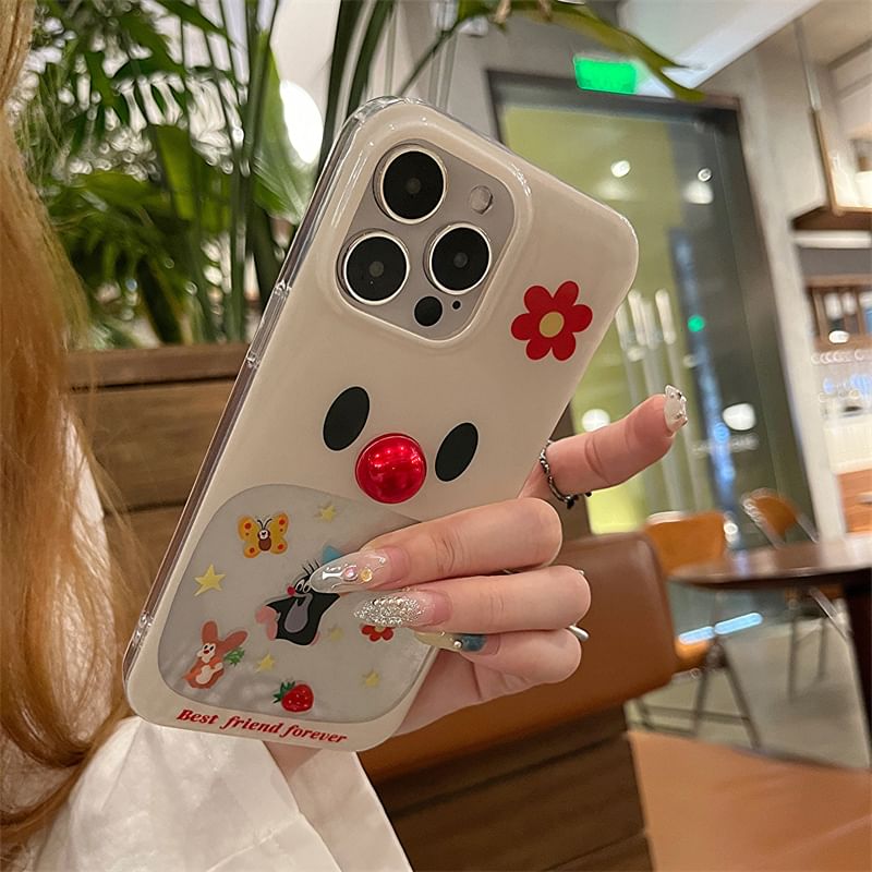 Bead Cartoon Set Adhesive Decoration / Case Phone
