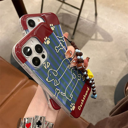 / Phone Set Strap Case Dog
