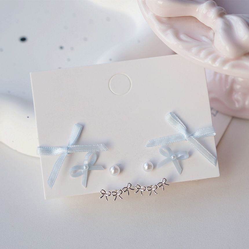 Pairs: Set Bow 3 Earring of