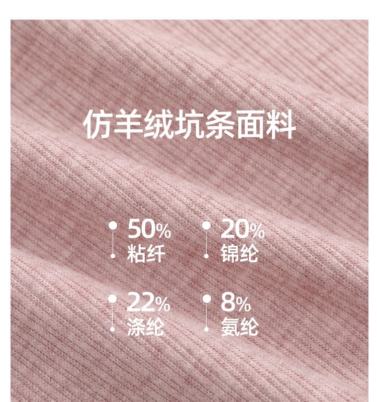 Long Sleeve Round Neck Lettering Embroidered Button Midi A-Line Dress