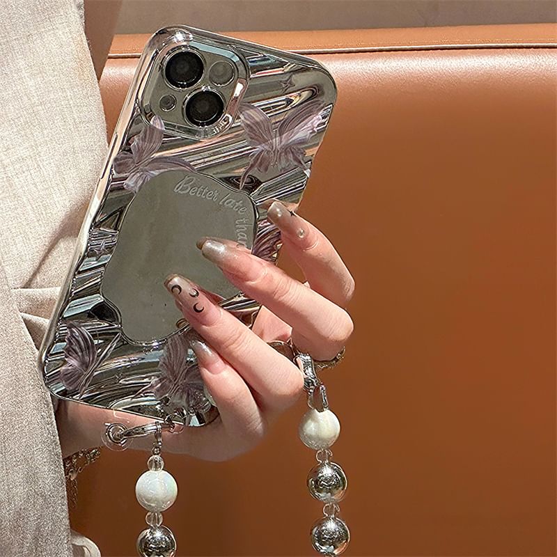 Case Butterfly / Strap Mirrored Set Phone