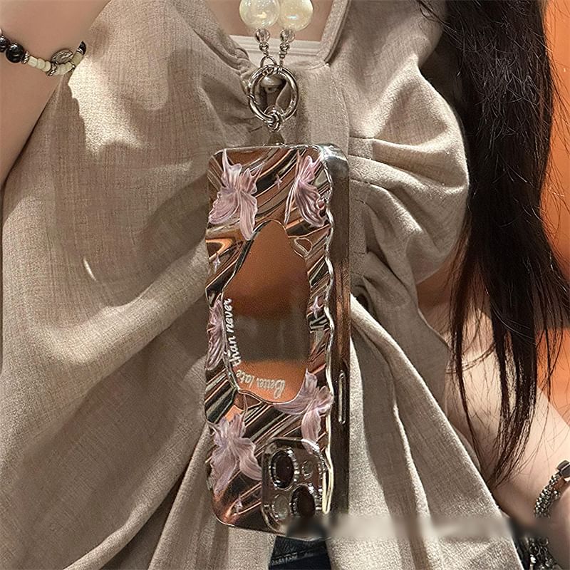 Case Butterfly / Strap Mirrored Set Phone