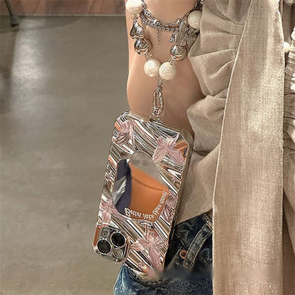 Case Butterfly / Strap Mirrored Set Phone