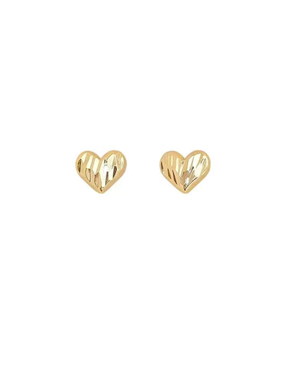 925 Heart Sterling Earring Stud Silver