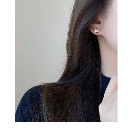 925 Heart Sterling Earring Stud Silver