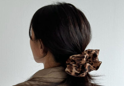 Scrunchie Hair Leopard Print