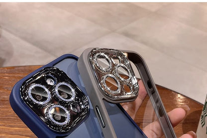Case Phone Glitter Lens Protection
