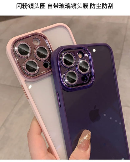 Phone Case Glitter Lens Protection