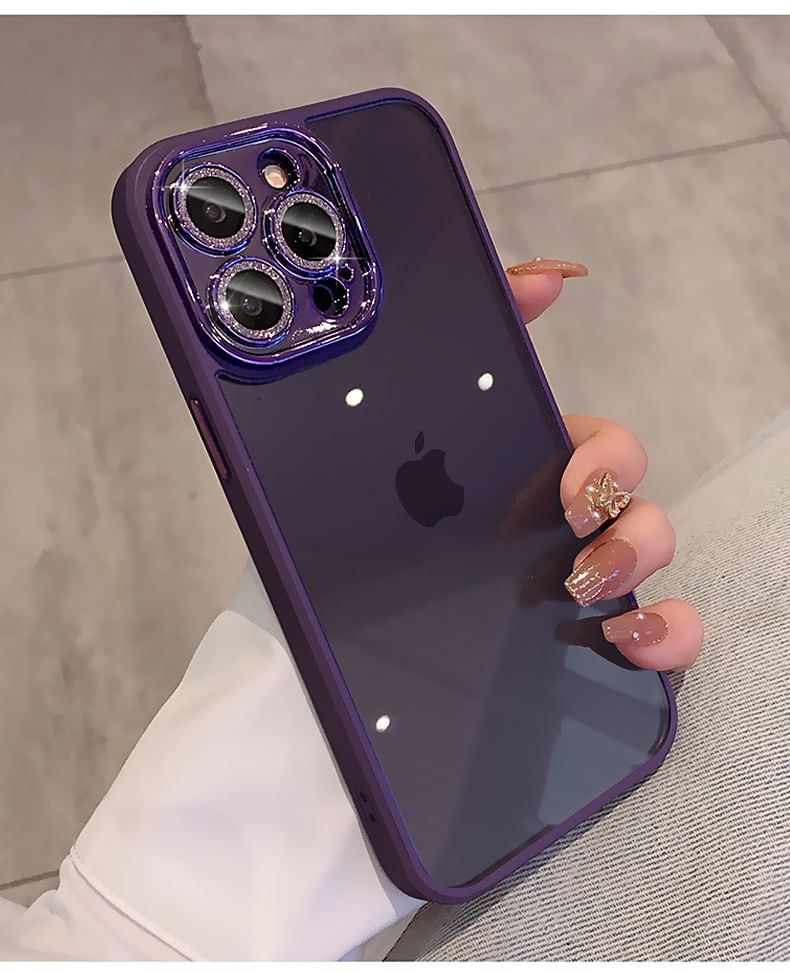 Phone Case Glitter Lens Protection
