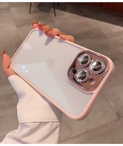 Phone Case Glitter Lens Protection