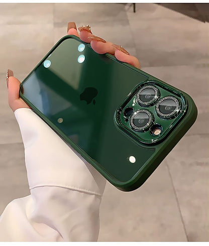 Phone Case Glitter Lens Protection