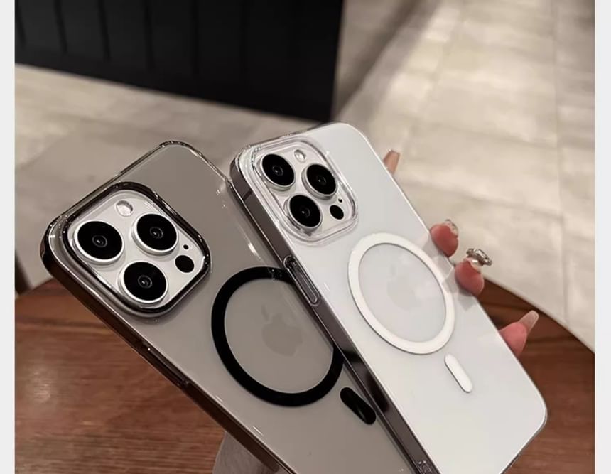 Transparent (Compatible MagSafe) with Phone Magnetic Case