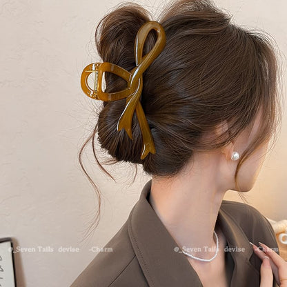 Plain Claw Hair Bow